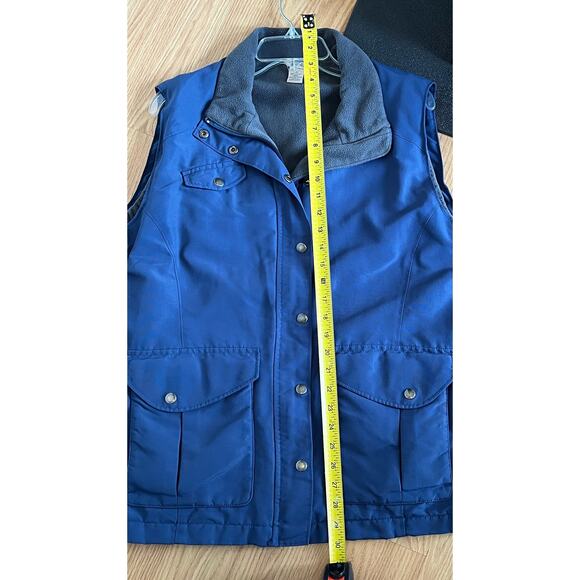 Duluth Trading Blue Fleece Lined Vest Women's Large - Picture 5 of 6